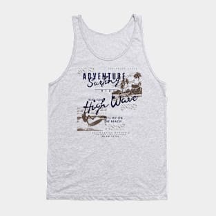 Adventure Surfing High Wave summer beach Tank Top